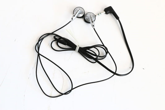 【部品】SONY純正 ステレオヘッドホン MDR-E706I(シルバー 本体色シルバー、シャンパンゴールド、ブラック、ブルー用) 対応機種：ICD-UX532 ICD-UX533F ICD-UX502 ICD-UX523 ICD-UX523F　【中古品】