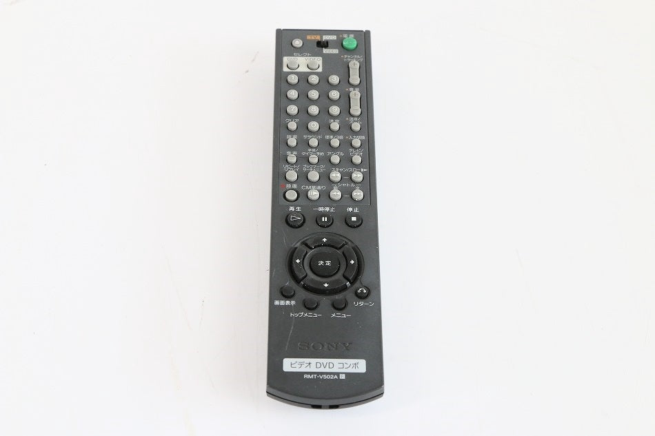 SONY ビデオ DVD コンボリモコン RMT-V502A　【中古品】