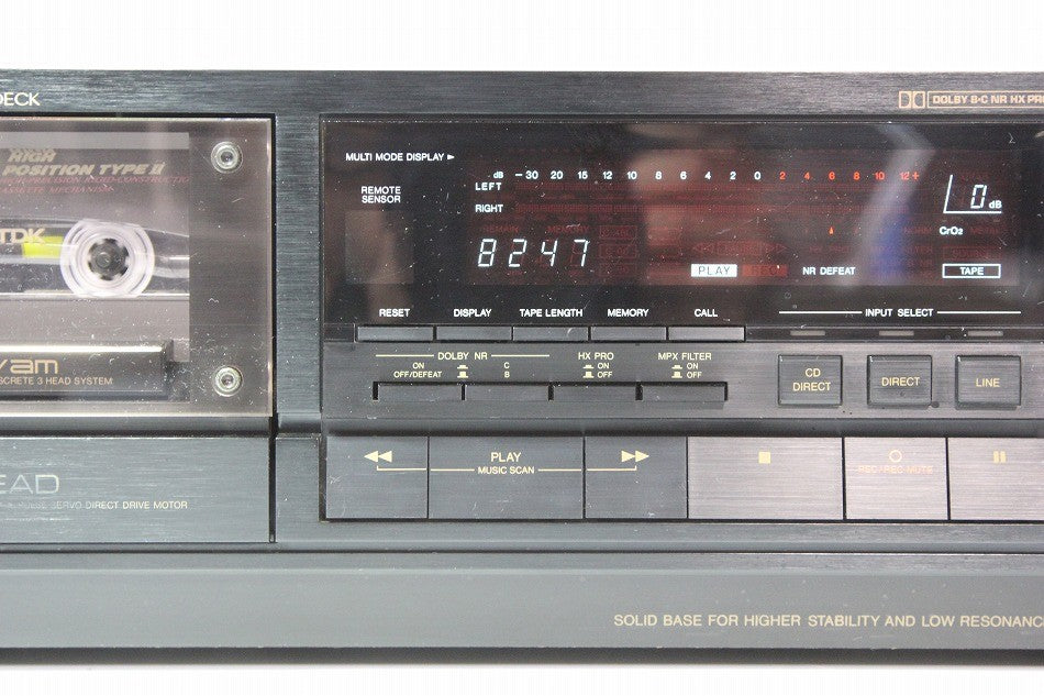 Victor ビクター TD-V711 3ヘッドカセットデッキ　【中古整備品】