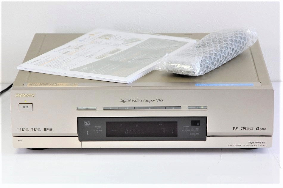 SONY DV/VHSダブルビデオデッキ WV-DR7　【中古品】