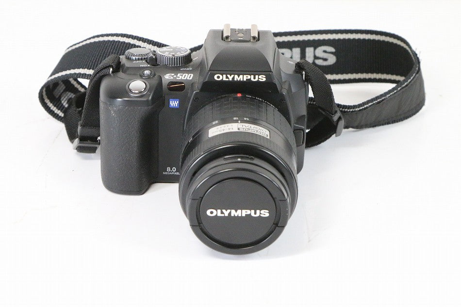 OLYMPUS デジタル一眼レフカメラ E-500 ブラック レンズセット　【中古品】