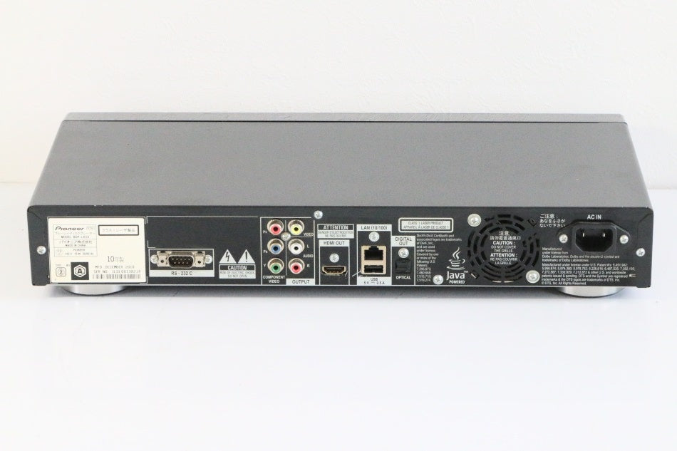 Pioneer ブルーレイディスクプレーヤー/DVDプレーヤー BDP-LX54　【中古品】