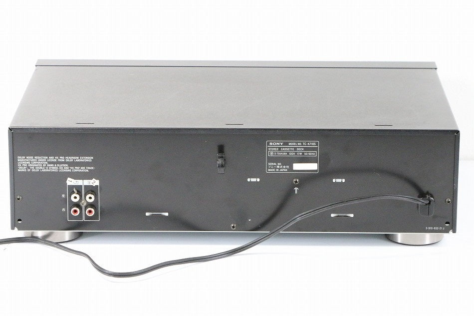 SONY TC-K710S 3ヘッドカセットデッキ　【中古品】