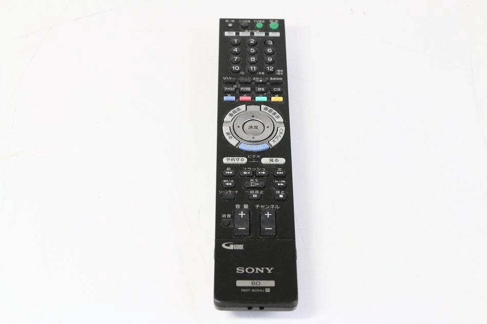 SONY BDリモコン RMT-B004J　【中古品】