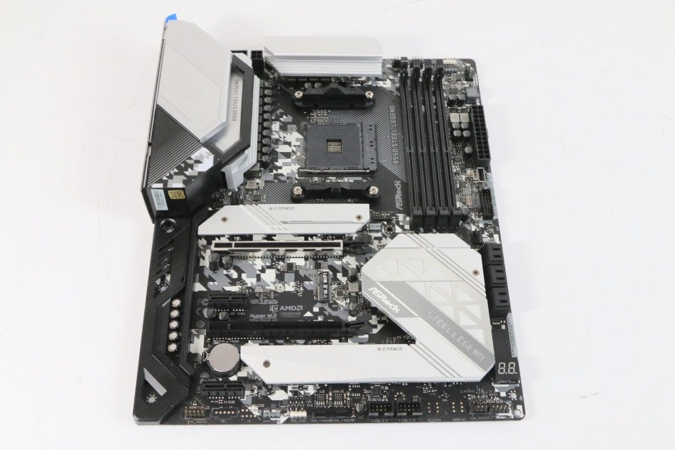 ASRock AMD Ryzen 3000シリーズ(Soket AM4)対応 B550チップセット搭載 ATX マザーボード B550 Steel Legend　【中古品】