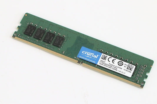 Crucial [Micron製] DDR4 デスク用メモリー 16GB ( 2400MT/s / PC4-19200 / 288pin / DR x8 ) 永久保証 CT16G4DFD824A　【中古品】