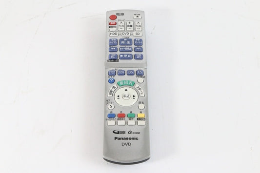 Panasonic ハイビジョンDVDレコーダー用リモコン N2QAYB000348　【中古品】