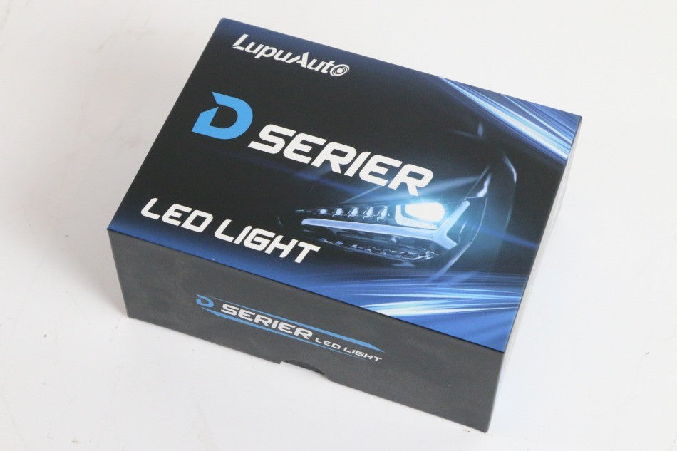 D1S D1R LEDヘッドライト 爆光40000LM 車検対応 キャンセラー内蔵 ポン付け 両面発光 HID交換用 12V/24V 2個　【新品】