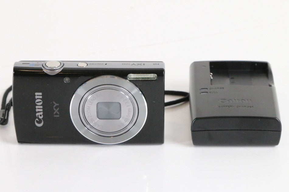 Canon デジタルカメラ IXY 120 光学8倍ズーム ブラック IXY120(BK)　【中古品】