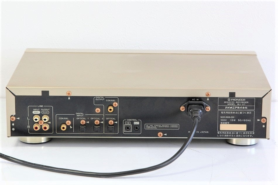 Pioneer パイオニア MJ-D7 MDレコーダー　【中古品】