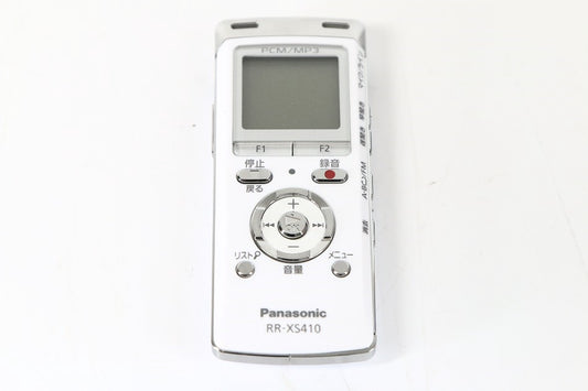 パナソニック ICレコーダー 4GB ホワイト RR-XS410-W　【中古品】
