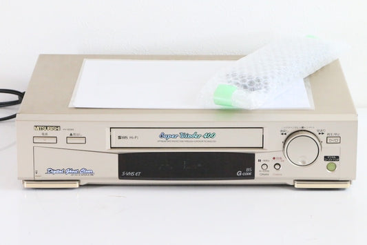 MITSUBISHI HV-BS89 S-VHS S-VHS ET TBC 3次元DNR搭載　【中古品】