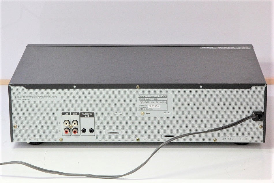 SONY TC-WE475 ツインリバースカセットデッキ　【中古整備品】