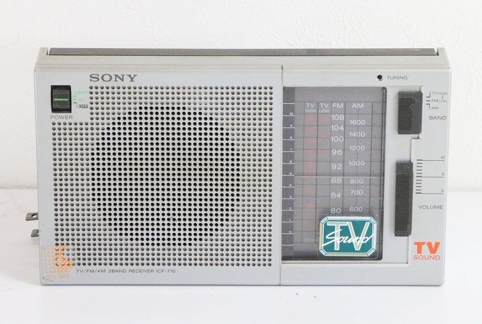 SONY ICF-770 AM/FMラジオ　【中古品】