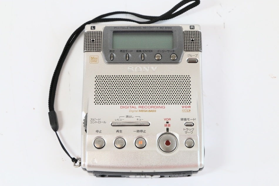 SONY MZ-B100 ポータブルミニディスクレコーダー　【中古品】