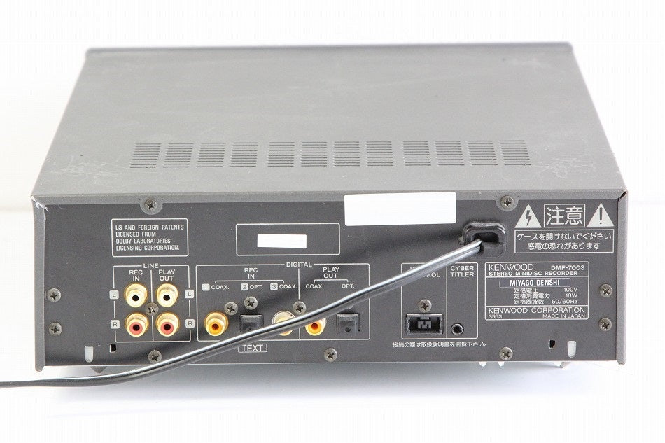 ケンウッド KENWOOD K's DMF-7003 MDレコーダー　【中古品】