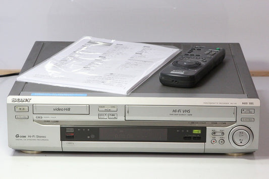 SONY(ソニー) Hi8+VHS ビデオデッキ WV-H6　【中古整備品】