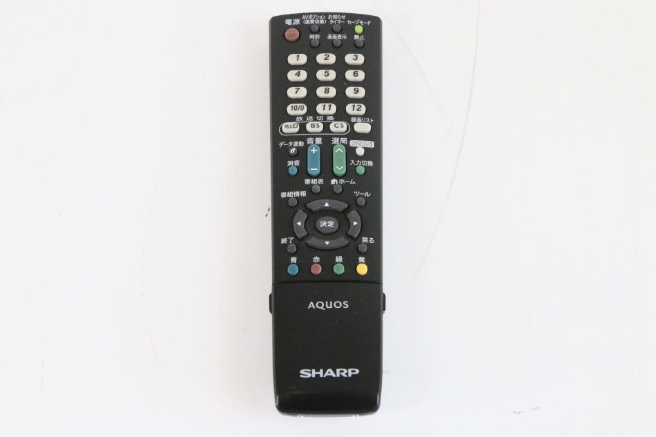 シャープ　液晶テレビ(AQUOS)純正リモコン GB068WJSA (0106380426)　【中古品】