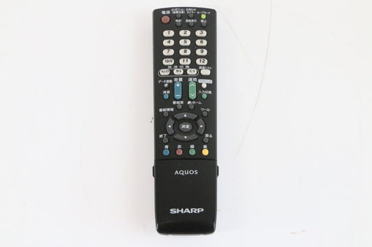 シャープ　液晶テレビ(AQUOS)純正リモコン GB068WJSA (0106380426)　【中古品】