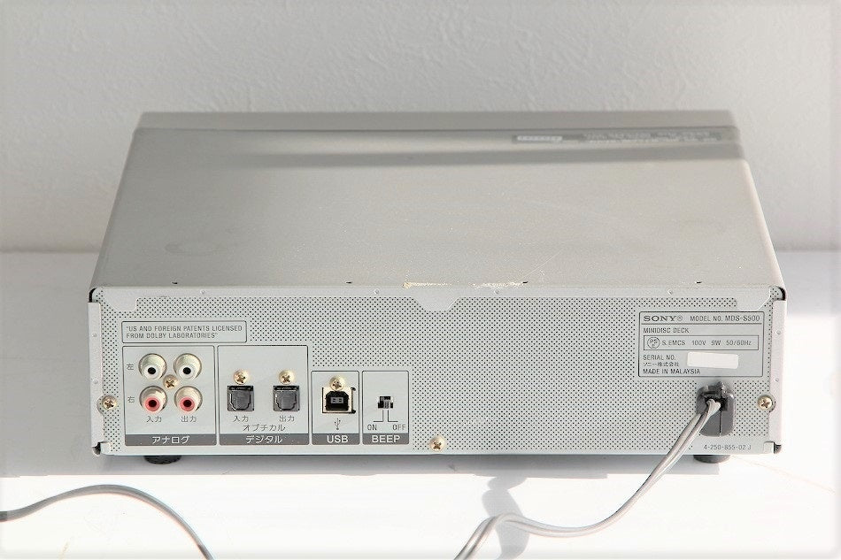 SONY MDデッキ MDS-S500　【中古品】