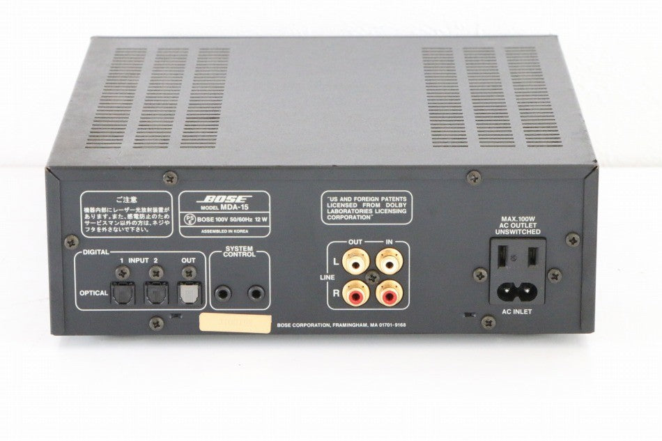 Bose MDA-15 MDデッキ　【中古品】