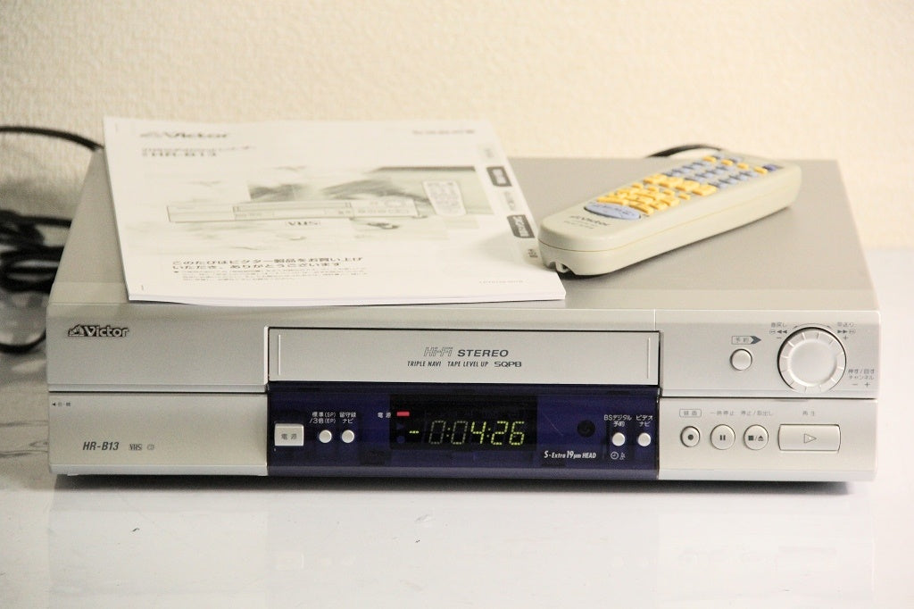 JVCケンウッド ビクター VHS Hi-Fiビデオ HR-B13　【中古品】
