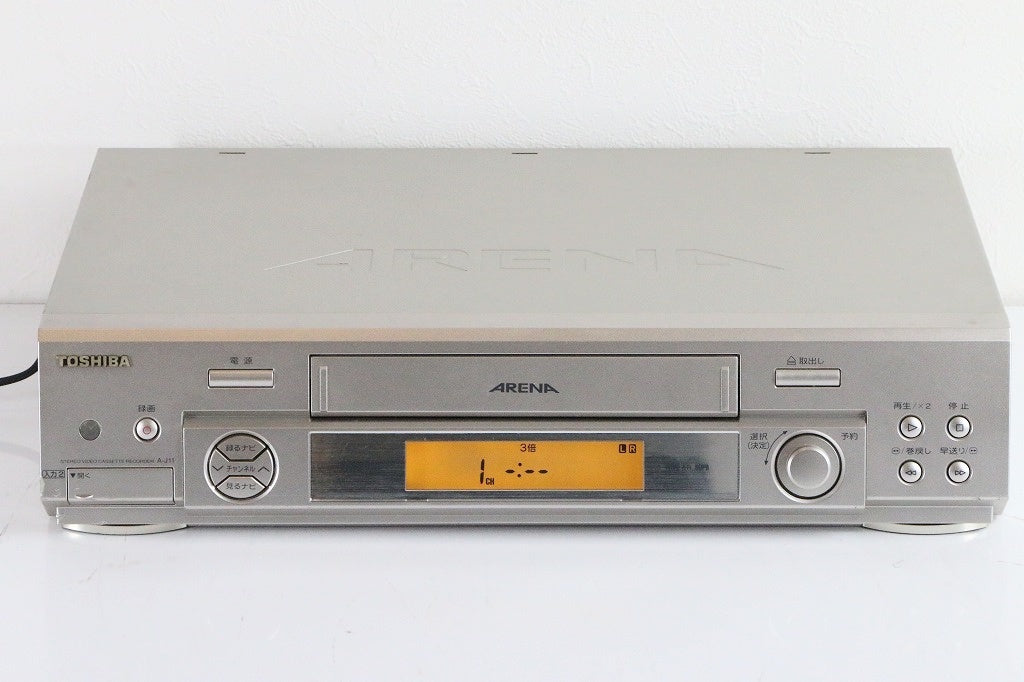 VHSビデオデッキ　A-J11　東芝　VHSビデオデッキ　【中古品】