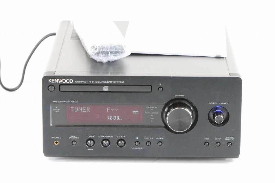 ケンウッド CDレシーバー (ブラック) R-K711-B　【中古品】