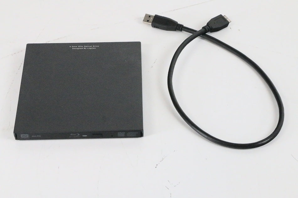 ロジテック ブルーレイドライブ 外付け Blu-ray UHDBD USB3.0対応 再生 編集 書込ソフト付 ブラック LBD-PVA6U3VBK　【中古品】