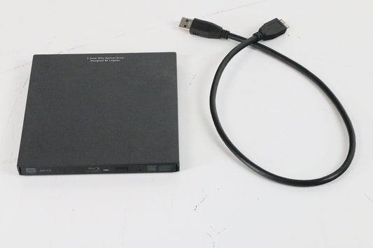 ロジテック ブルーレイドライブ 外付け Blu-ray UHDBD USB3.0対応 再生 編集 書込ソフト付 ブラック LBD-PVA6U3VBK　【中古品】