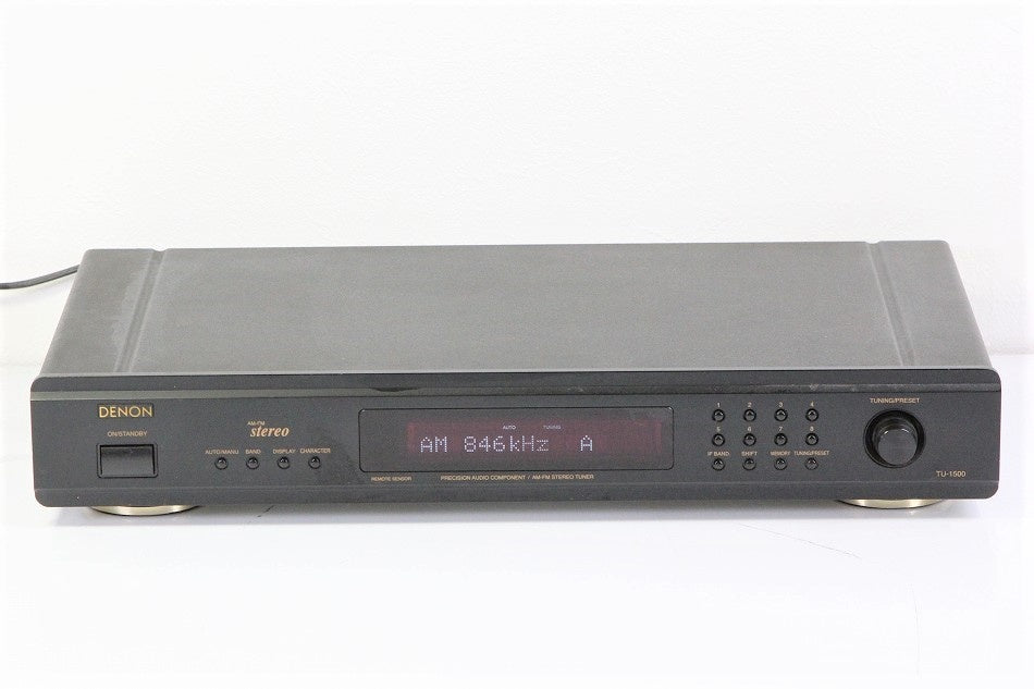DENON AM/FMステレオチューナー ブラック TU-1500-K　【中古品】