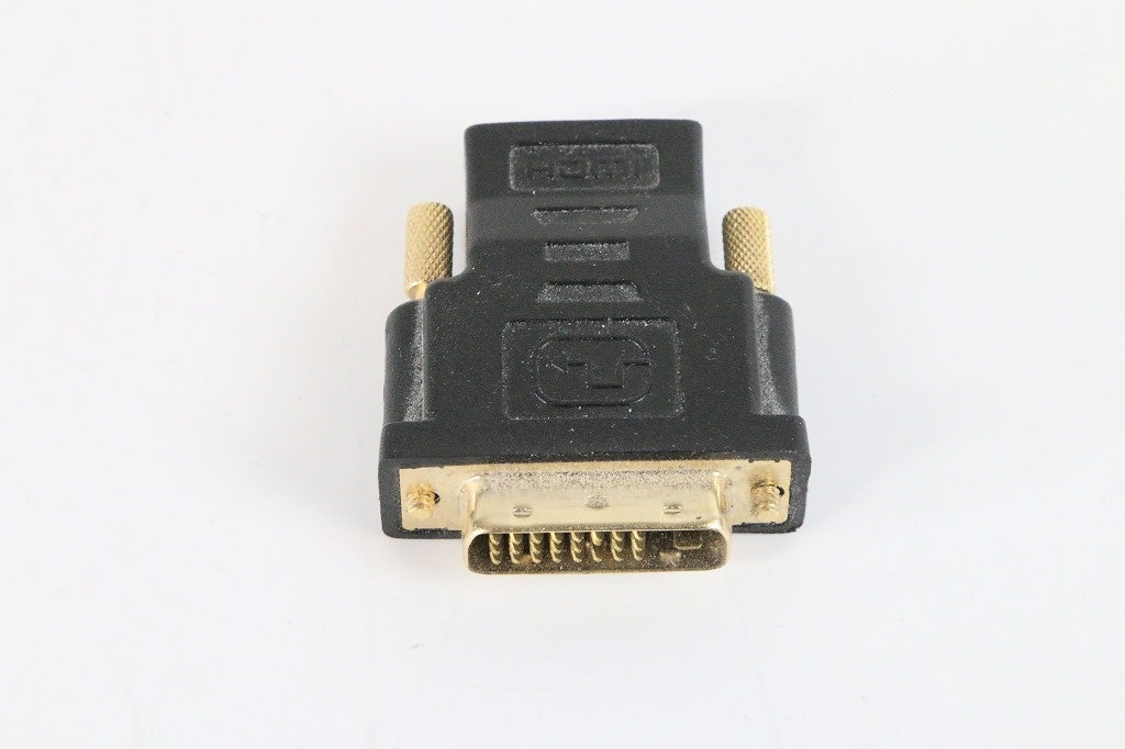 DVI→HDMI変換アダプター《HDMI：メス》《ＤＶＩ２４ピン：オス》　【中古品】