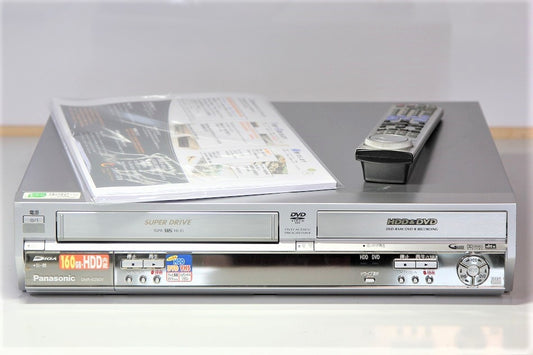 パナソニック 160GB DVDレコーダー VHSビデオ一体型 DIGA DMR‐E250V-S　【中古品】