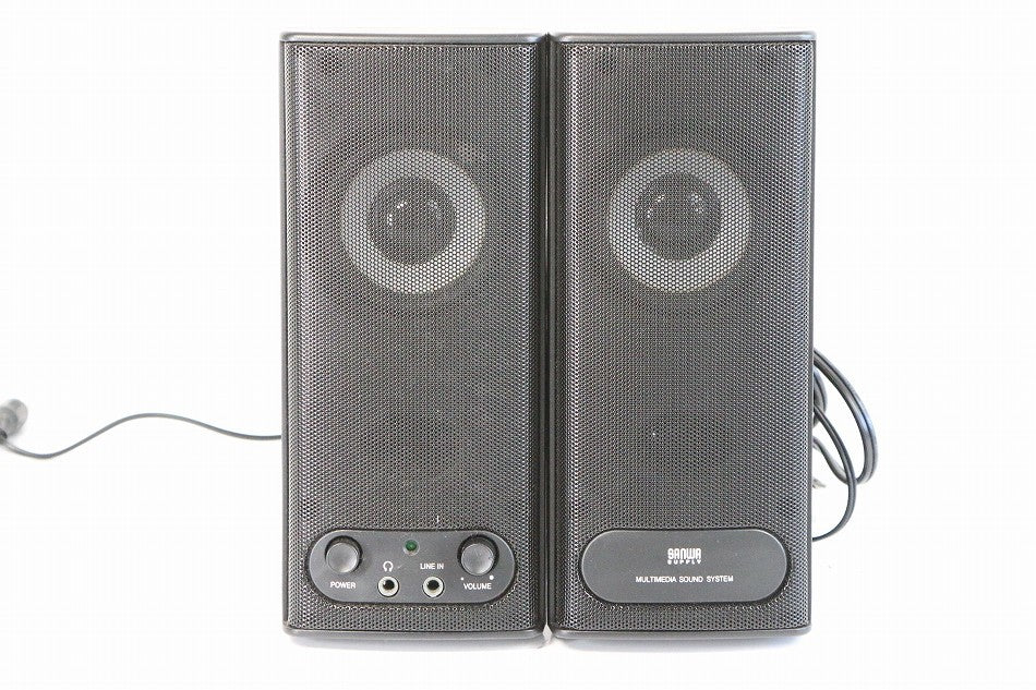 サンワサプライ マルチメディアスピーカー MM-SPL5BK　【中古品】