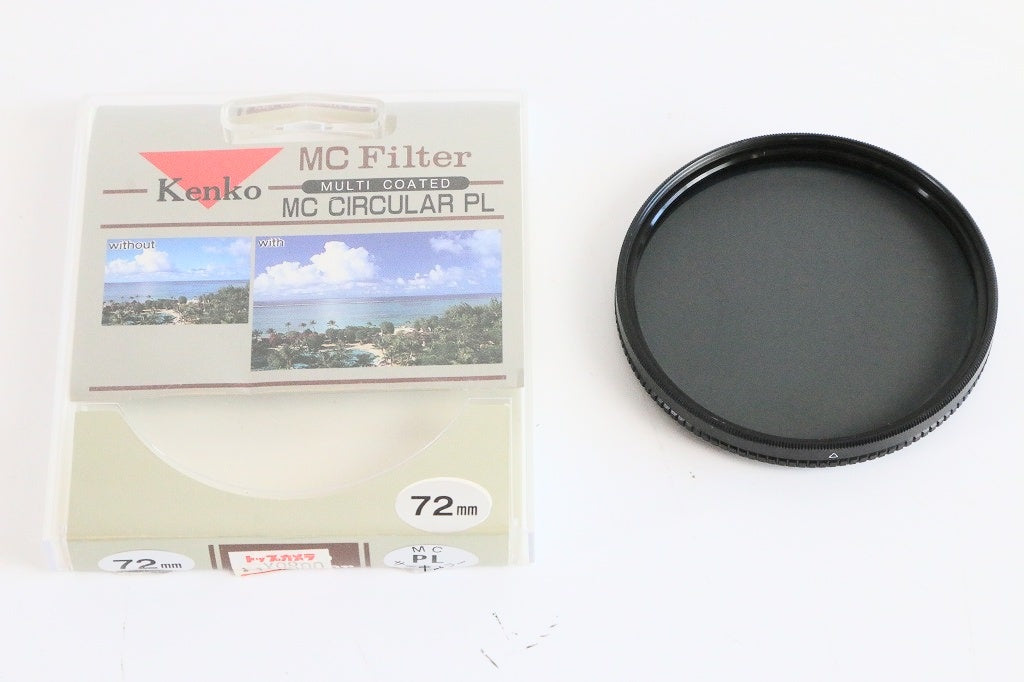 Kenko MC Filter MULTI COATED MC CIRCULAR PL サーキュラーPL　72mm　【中古品】