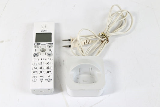 三洋電機 増設用専用子機 (グレイスホワイト) TEL-SDJ4(W)　【中古品】