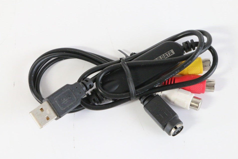 I-O DATA ビデオ/VHS 8mm DVD ダビング パソコン取り込み ビデオキャプチャー 「アナレコ」 GV-USB2　【中古美品】