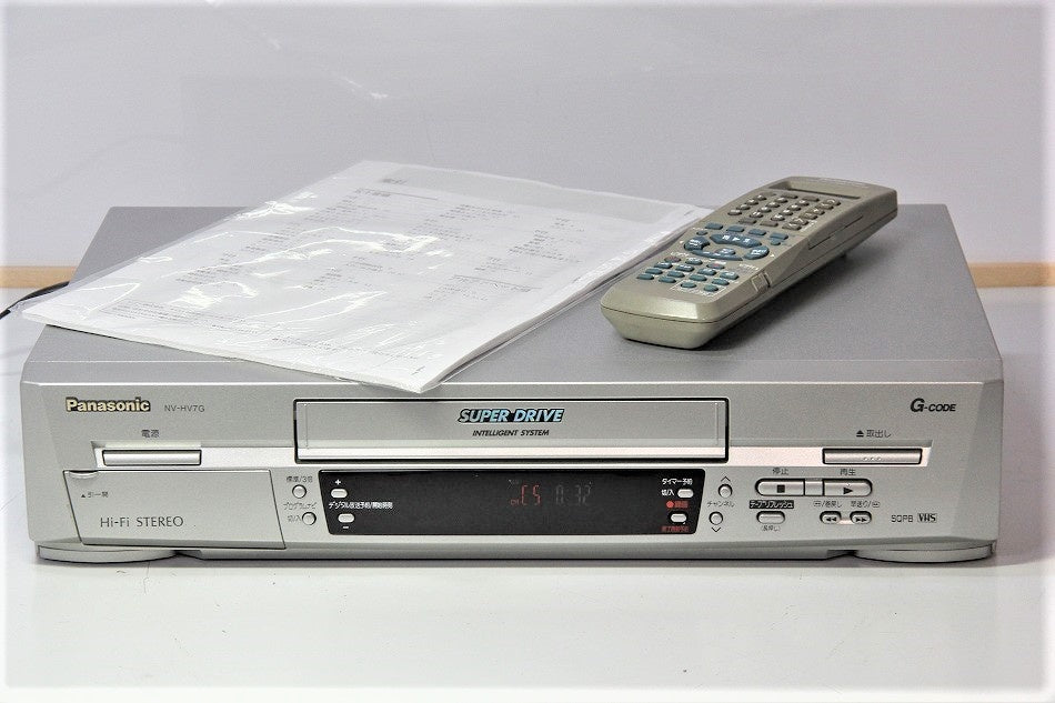 VHSビデオデッキ　パナソニック　NV-HV7G　【中古品】