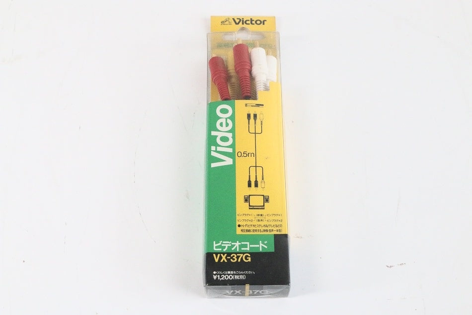 JVCケンウッド ビクター ピンプラグX3-ピンプラグX3 0.5M VX-37G　【中古未開封品】