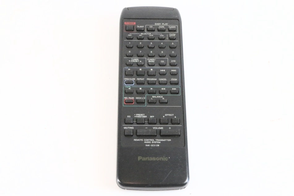 パナソニック オーディオリモコン RAK-SC512W　【中古品】