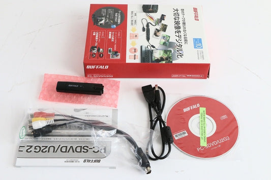 BUFFALO ソフトウェアエンコード対応 USB2.0用ビデオキャプチャー PC-SDVD/U2　【中古美品】