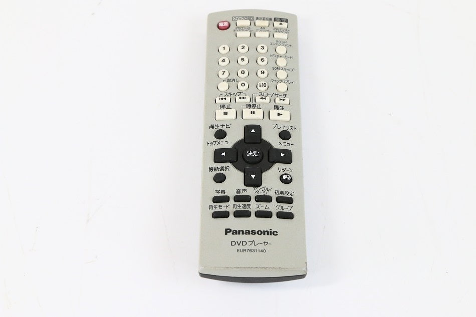 Panasonic リモコン EUR7631140　【中古品】