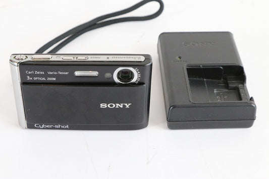 ソニー SONY デジタルカメラ サイバーショット T70 ブラック DSC-T70-B　【中古品】