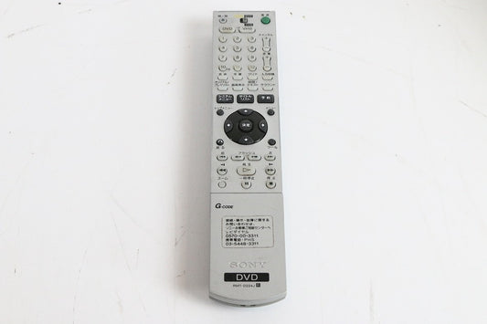 ソニー DVDリモコン RMT-D224J　【中古品】