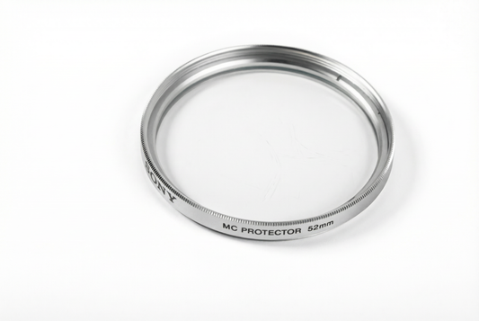 52mm MC　プロテクター　シルバー　メーカー、年式不問　【中古品】