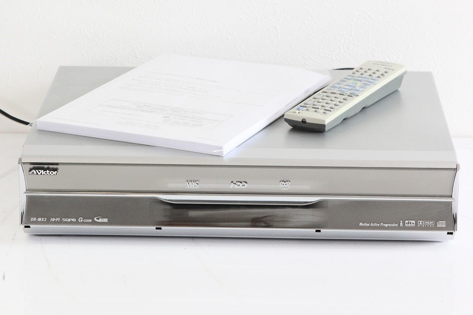 JVCケンウッド ビクター VHS&HDD&DVDビデオレコーダー DR-MX3　【中古整備品】