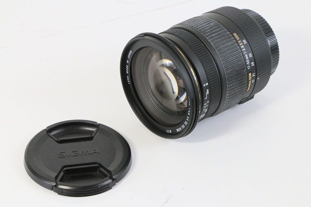 SIGMA 標準ズームレンズ 17-50mm F2.8 EX DC OS HSM ニコン用 APS-C専用 583552　【中古品】