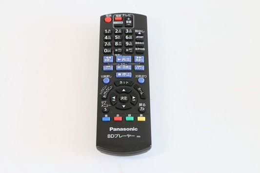 Panasonic ブルーレイディスクプレーヤー用リモコン N2QAYB000724　【中古品】
