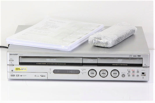 シャープ ハードディスク・DVD・ビデオ一体型レコーダーBSアナログ内蔵 160GB DV-TR11　【中古整備品】