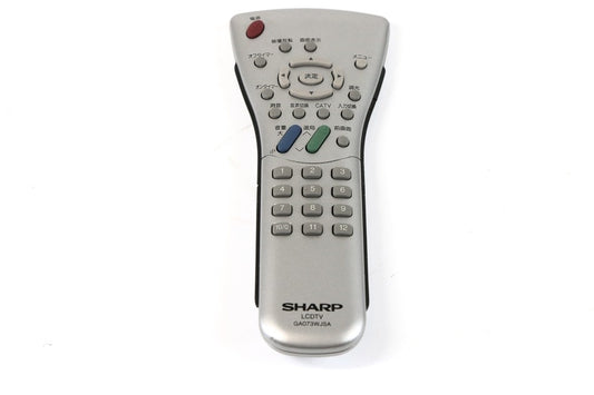 シャープ LCDTVリモコン GA073WJSA　【中古品】